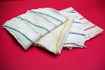 Bleached dish cloths with colour stripes available in all coloured.jpg